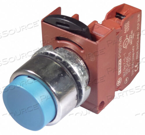 H7078 КНОПКА БЕЗ ПОДСВЕТКИ СИНЯЯ