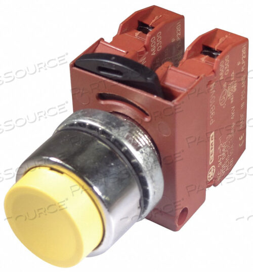 H7081 КНОПКА БЕЗ ПОДСВЕТКИ ЖЕЛТАЯ