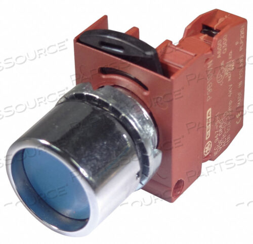 H7078 КНОПКА БЕЗ ПОДСВЕТКИ СИНЯЯ