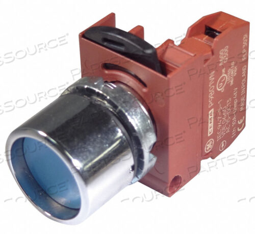 H7078 КНОПКА БЕЗ ПОДСВЕТКИ СИНЯЯ