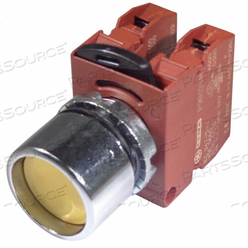 H7081 КНОПКА БЕЗ ПОДСВЕТКИ ЖЕЛТАЯ