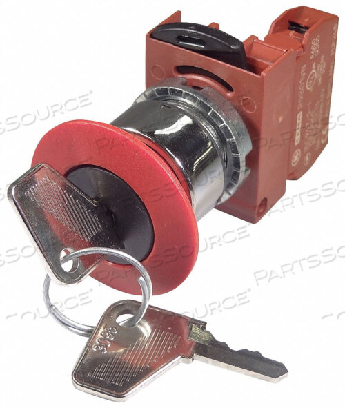 КНОПОЧНЫЙ ОПЕРАТОР БЕЗ ПОДСВЕТКИ 22 ММ КРАСНЫЙ