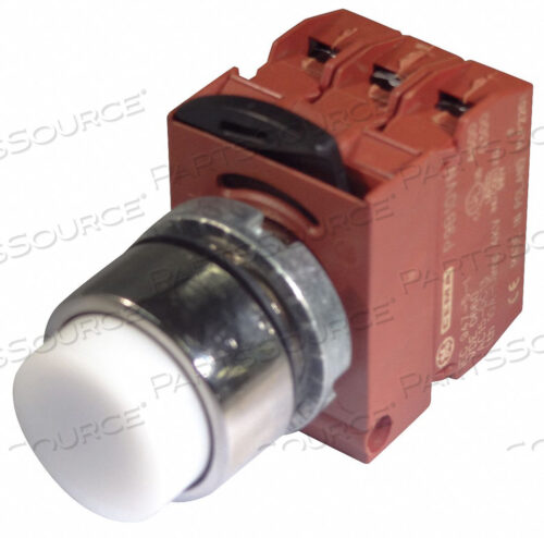 H7058 КНОПКА С ПОДСВЕТКОЙ 22 ММ БЕЛАЯ 24 В AC/DC