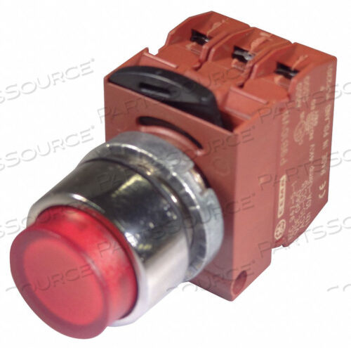 H7058 ILLUM PUSH BUTTON 22MM RED 120VAC