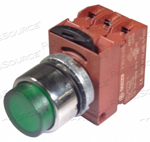 H7058 КНОПКА С ПОДСВЕТКОЙ 22 ММ ЗЕЛЕНАЯ 120 В ПЕРЕМЕННОГО ТОКА