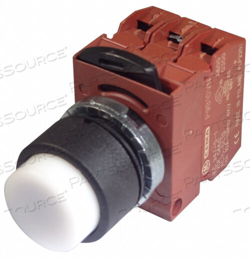 H7058 ILLUM PUSH BUTTON 22MM WHITE 120VAC