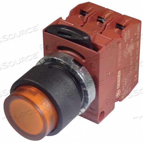 H7058 КНОПКА С ПОДСВЕТКОЙ 22 ММ ОРАНЖЕВАЯ 120 В ПЕРЕМЕННОГО ТОКА