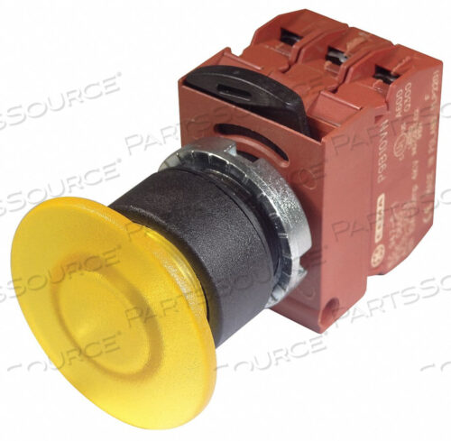 H7057 ILLUM PUSH BUTTON 22MM YELLOW 24VAC/DC