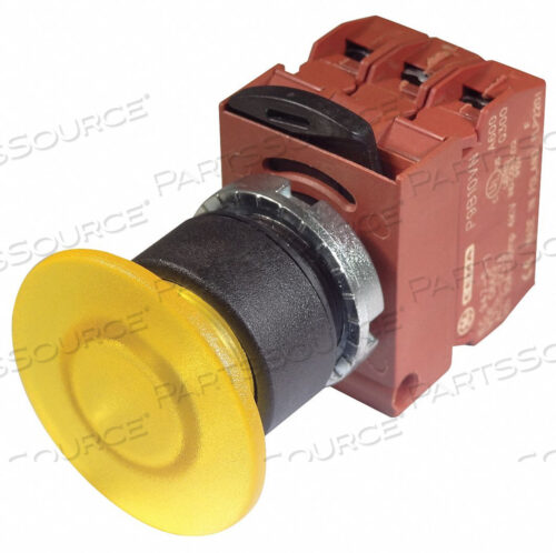 H7057 ILLUM PUSH BUTTON 22MM YELLOW 120VAC