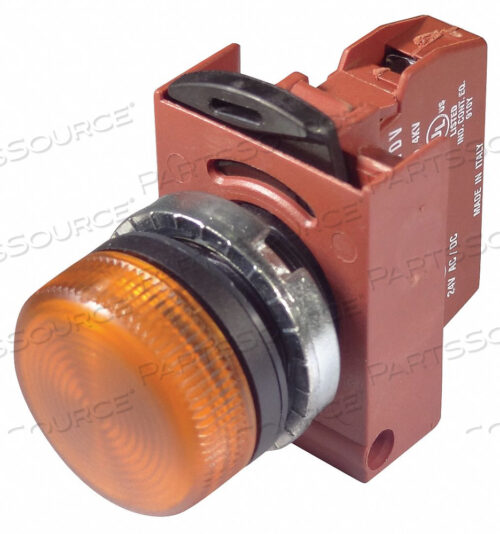 СВЕТ ПРЕЛОМЛЕННЫЙ ОРАНЖЕВЫЙ 24 В ПЕРЕМЕННОГО/ПОСТОЯННОГО ТОКА ХРОМ