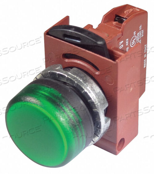 СВЕТ ПРЕЛОМЛЕННЫЙ ЗЕЛЕНЫЙ 24 В ПЕРЕМЕННОГО/ПОСТОЯННОГО ТОКА ПЛАСТИК