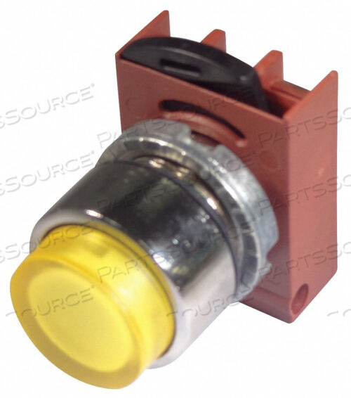 ILLUM PUSH BUTTON OPERATOR 22MM YELLOW