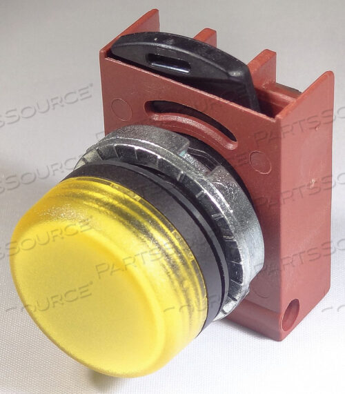 PILOT LIGHT HEAD YELLOW DIFFUSED LED