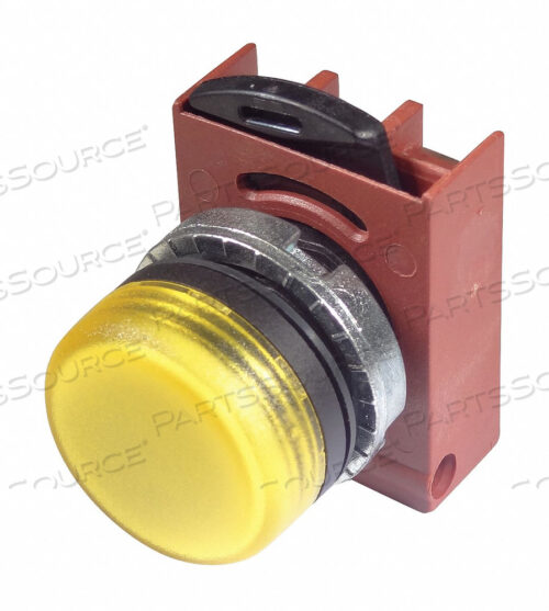 ГОЛОВКА КОНТРОЛЬНОЙ ЛАМПЫ ЖЕЛТЫЙ ПРЕЛОМЛЕННЫЙ СВЕТОДИОД