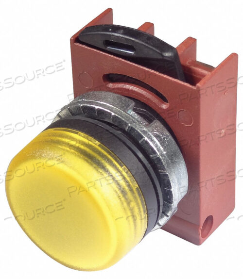 ГОЛОВКА КОНТРОЛЬНОЙ ЛАМПЫ ЖЕЛТЫЙ ПРЕЛОМЛЕННЫЙ СВЕТОДИОД