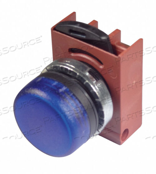 ГОЛОВКА КОНТРОЛЬНОЙ ЛАМПЫ СИНИЙ ПРЕЛОМЛЕННЫЙ СВЕТОДИОД