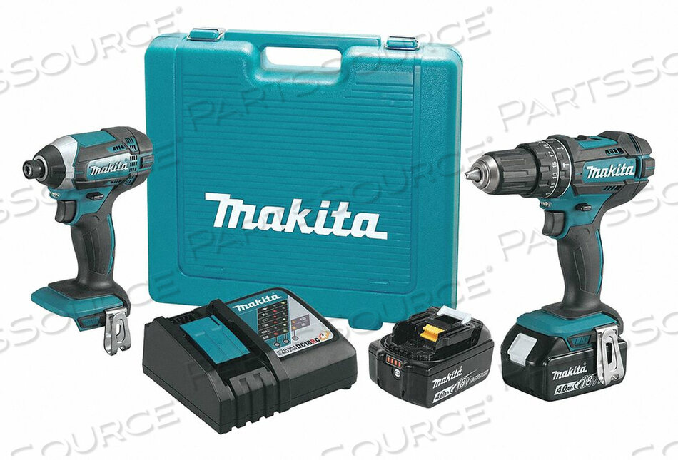 OEM#: XT261M18V LXT 4.0AH LI-ION АККУМУЛЯТОРНЫЙ КОМПЛЕКТ 2PCS УДАРНАЯ ДРЕЛЬ/ШУРУПОВЕРТ XPH10Z, XDT11Z от Makita