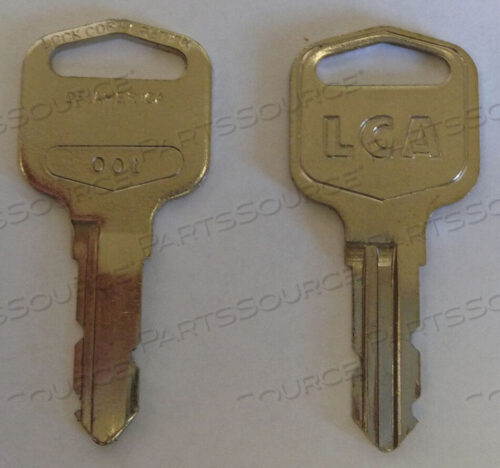 OEM#: M001MASTER KEY 001 PUSH LOCKS от Lock Corp Of America