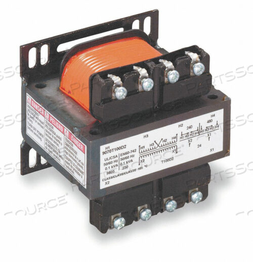 OEM#: 9070T150D4КОНТРОЛЬНЫЙ ТРАНСФОРМАТОР 150ВА 277В переменного тока от Square D