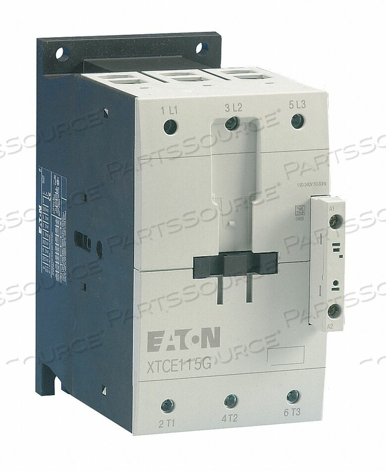 OEM#: XTCE115G00TDH2514 МАГНИТНЫЙ КОНТАКТОР IEC 24 В ПОСТОЯННОГО ТОКА 115 А 3P от Eaton