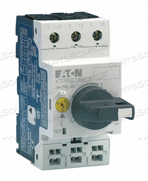 OEM#: XTPR1P6BC1STARTER, MANUAL, IEC 45MM, 3P, 1.0-1.6A от Eaton