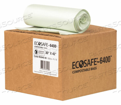 OEM#: HB3042-8МУСОРНЫЙ МЕШОК 35 ГАЛЛОНОВ ЗЕЛЕНЫЙ PK135 от Ecosafe-6400