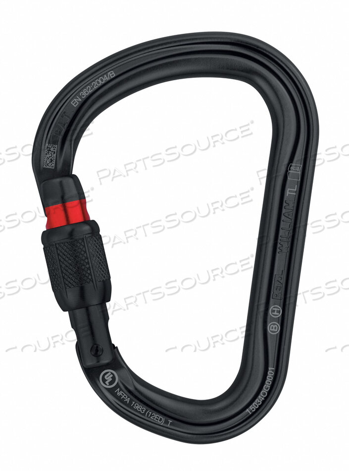 OEM#: M36A SLNCARABINER BLACK SCREW-LOCK TYPE от Petzl