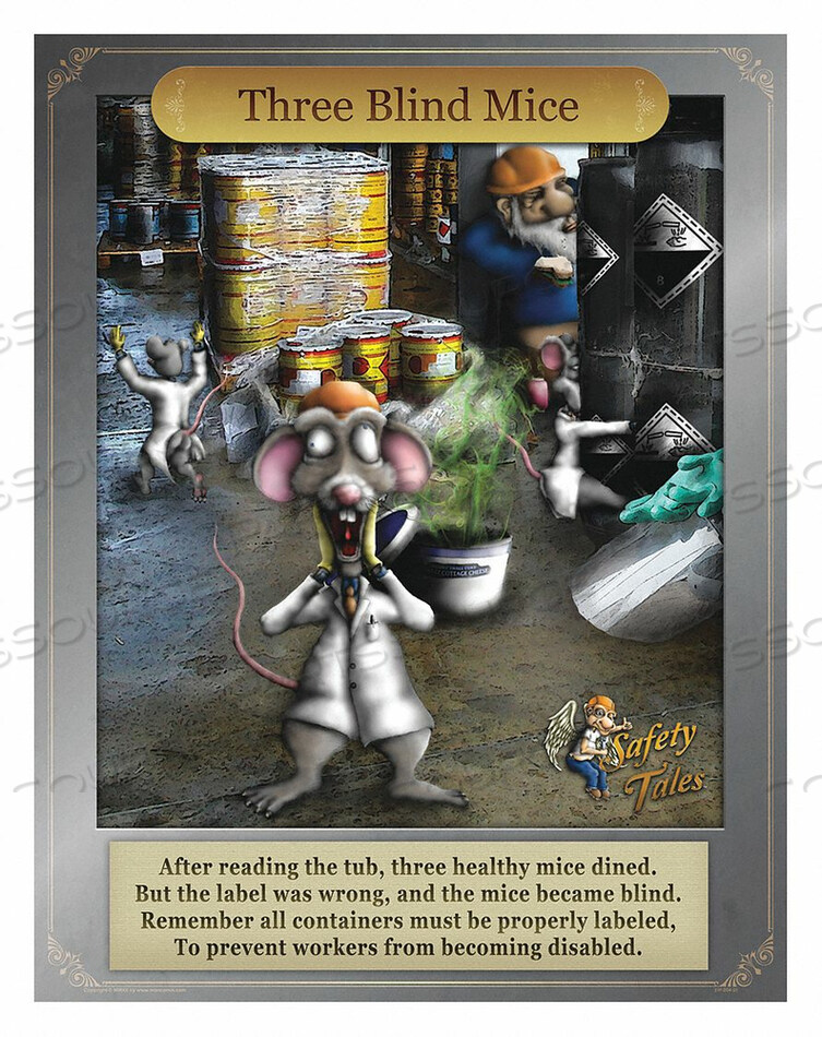 OEM#: 31P-204-02ПЛАКАТ ПО БЕЗОПАСНОСТИ 12 H 16 W от Mancomm