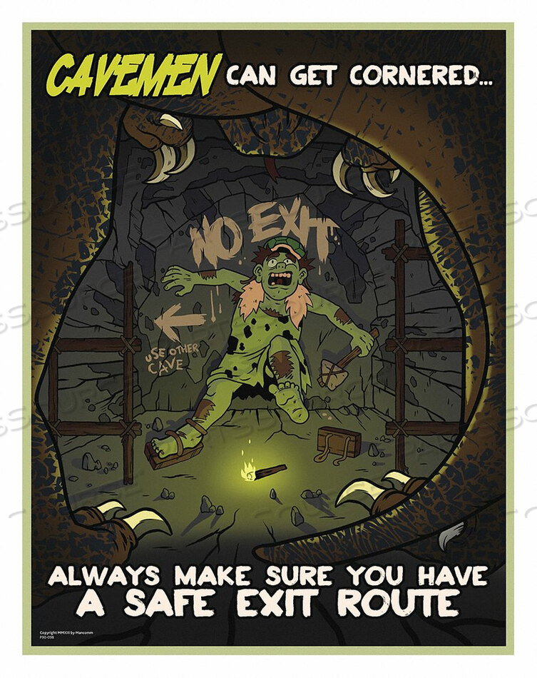 OEM#: 31P-611-01ПЛАКАТ ПО БЕЗОПАСНОСТИ 12 H 16 W от Mancomm