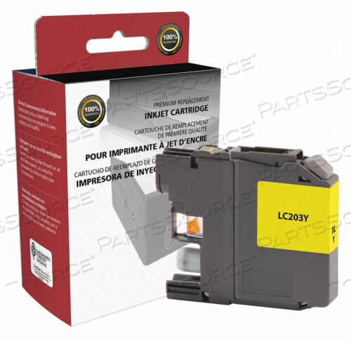 OEM#: CIG-LC203YINK КАРТРИДЖ ЖЕЛТЫЙ ВОССТАНОВЛЕННЫЙ Clover