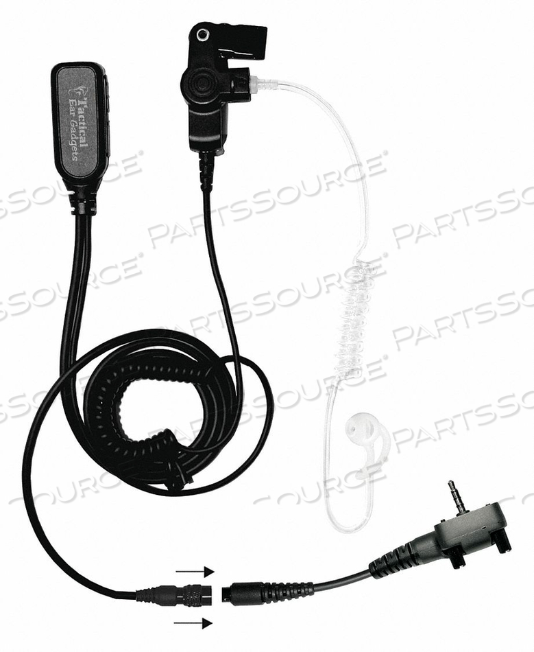 OEM#: EP1322QRДЛИННЫЙ ТРУБЧАТЫЙ ПЕТЛЕВОЙ МИКРОФОН ЧЕРНЫЙ с подключением наушников