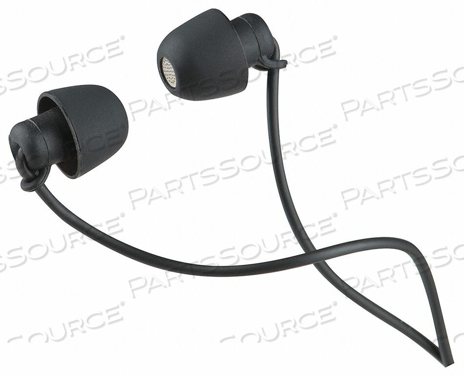 OEM#: MBS10301WIRED EARBUDS SILICONE 110VAC BLACK by MobileSpec