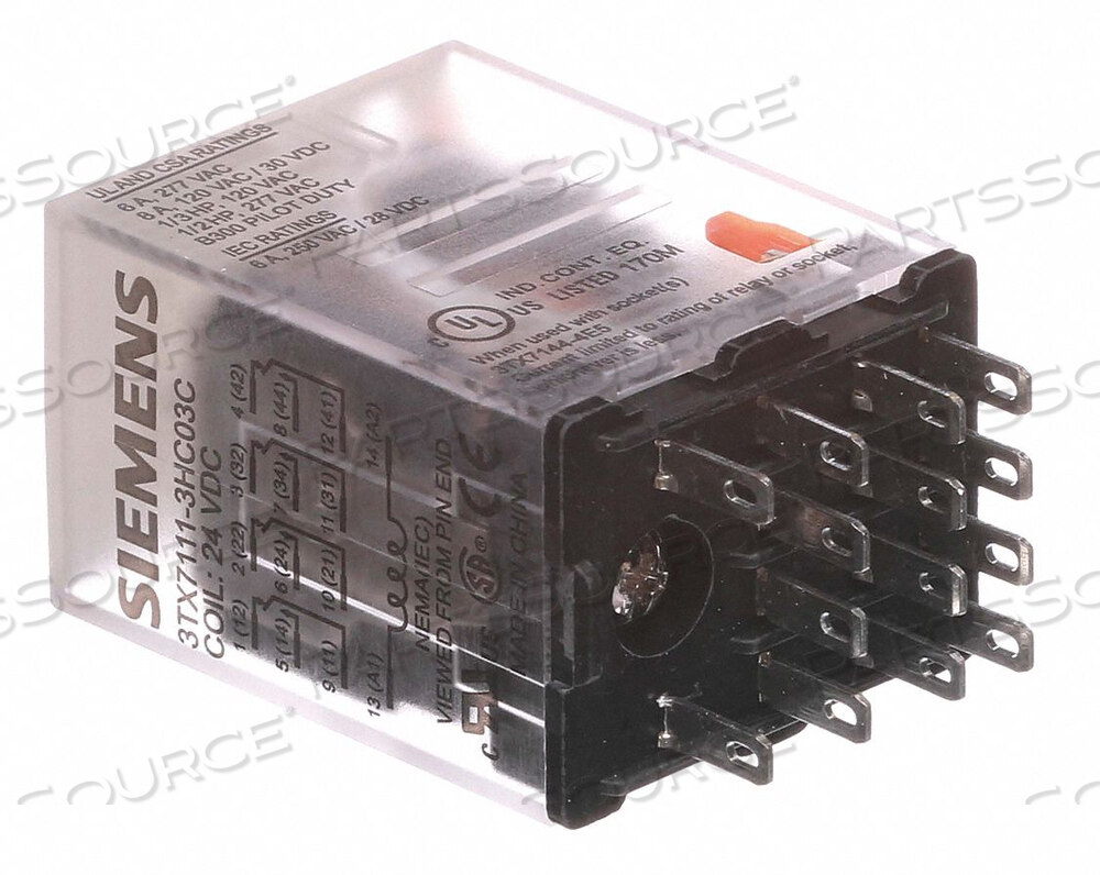 OEM#: 3TX7111-3HC03CPLUG-IN RELAY 4PDT 6A 24VDC от Siemens