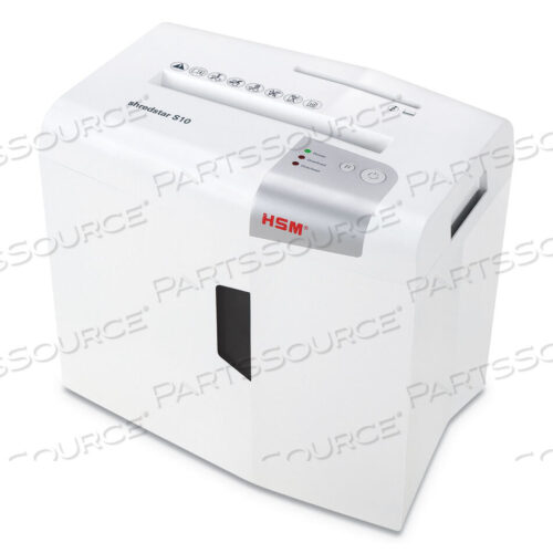 OEM#: HSM1042123SHREDSTAR S10 STRIP-CUT SHREDDER, ЕМКОСТЬ 10 ЛИСТОВ В РУЧНОМ РЕЖИМЕ от HSM Classic