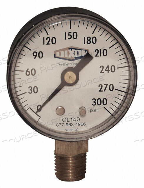 OEM#: GL330ABS СУХОЙ МАНОМЕТР 1/4 0-100PSI 2.5 FACE от Dixon Valve and Coupling