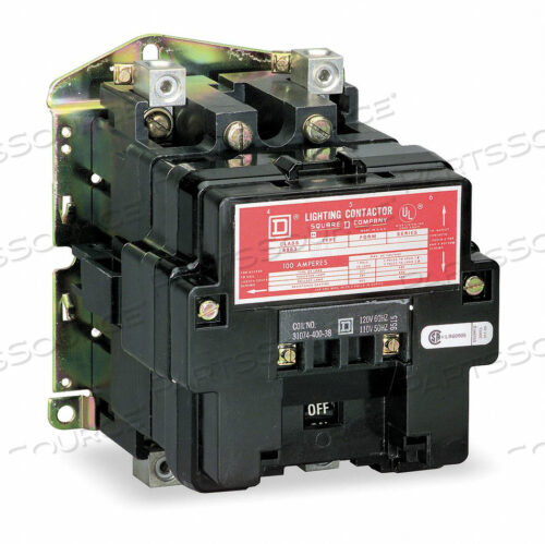 OEM#: 8903SVO2V02LIGHTING CONTACTR 3P 120V OPEN ELECHELD by Square D
