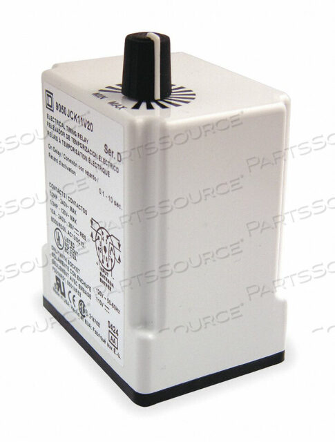 OEM#: 9050JCK37V20РЕЛЕ ЗАДЕРЖКИ ВРЕМЕНИ 120 В переменного тока 10 А DPDT 0,3 сек. от Square D