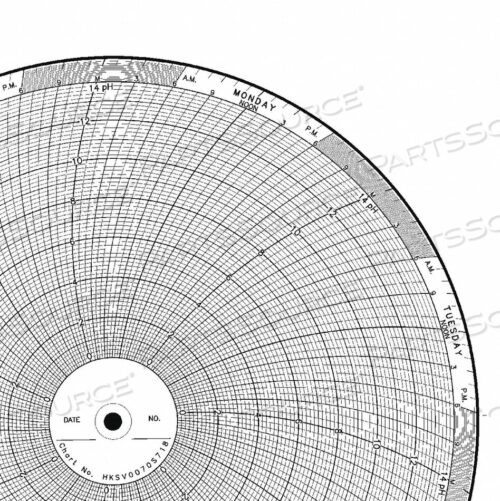 OEM#: CLH HKSV0070S718CHART 10 IN 0 TO 14 7 DAY PK100 от Graphic Controls, LLC