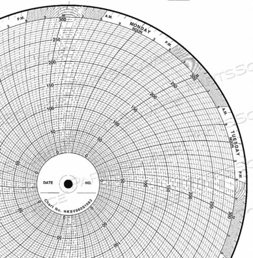 OEM#: CLH HKSV0100S274CHART 10 В 0 ДО 5.0 7 ДНЕЙ PK100 от Graphic Controls, LLC