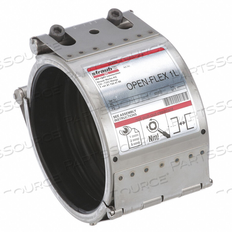 OEM#: STR35351 ОТКРЫТАЯ ГИБКАЯ МУФТА 3 ДЮЙМА РАЗМЕРА ТРУБЫ от Straub