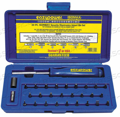 OEM#: 86155НАБОР БИТ БЕЗОПАСНОСТИ, 30 шт. от Eazypower