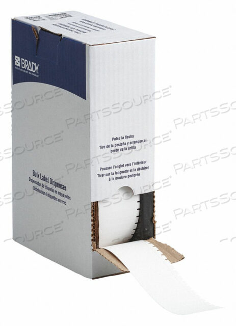 LABEL CARTRIDGE WHITE POLYPROPYLENE