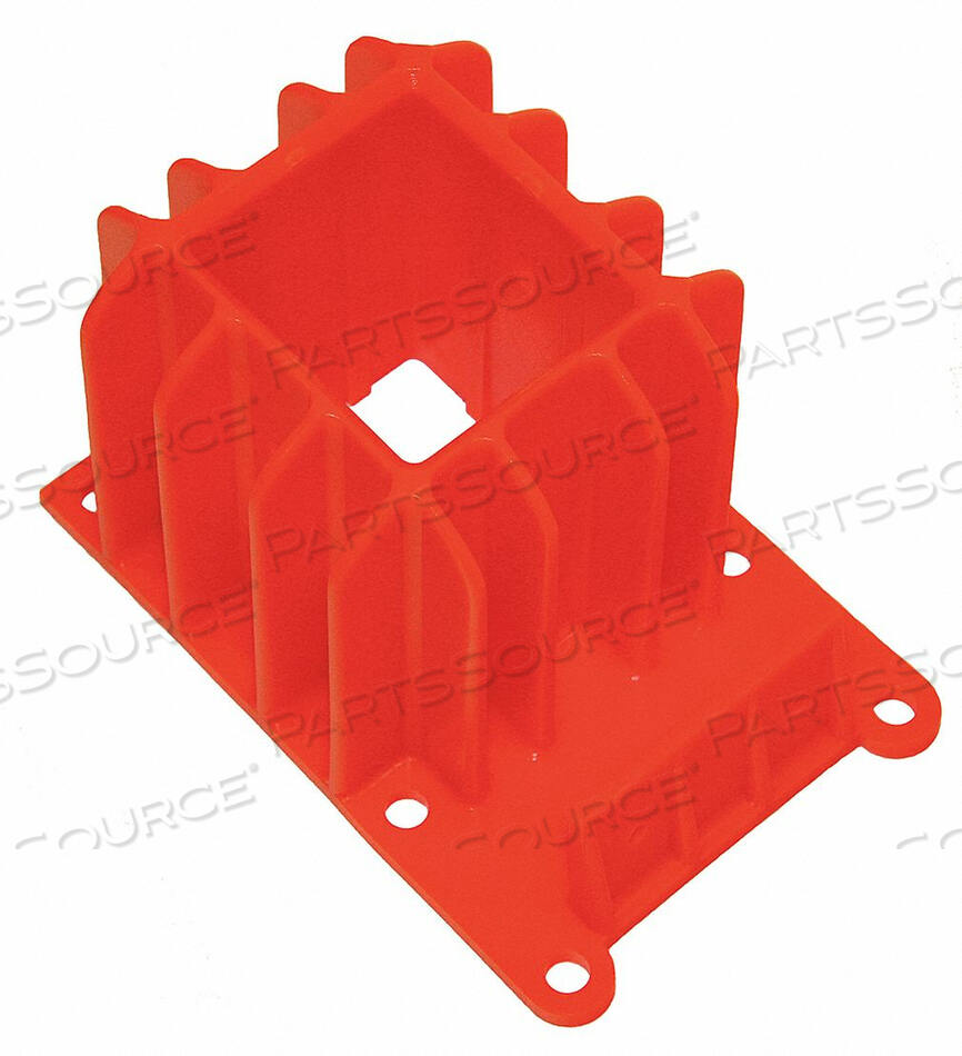 OEM#: 15188ANGEL GUARDRAIL BOOT, ВЫСОКОПРОЧНЫЙ ПЛАСТИК, ОРАНЖЕВЫЙ, 8-1/2W X 6D X 5H от Guardian Fall Protection