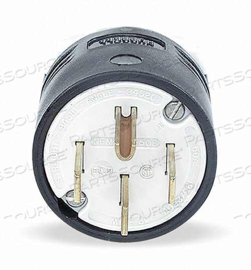 OEM#: HBL9451CSПРЯМАЯ ВИЛКА, 50A, 125/250V, 2P 3W НЕЙЛОН ЧЕРНО-БЕЛАЯ от Hubbell Incorporated, Wiring Device-Kellums