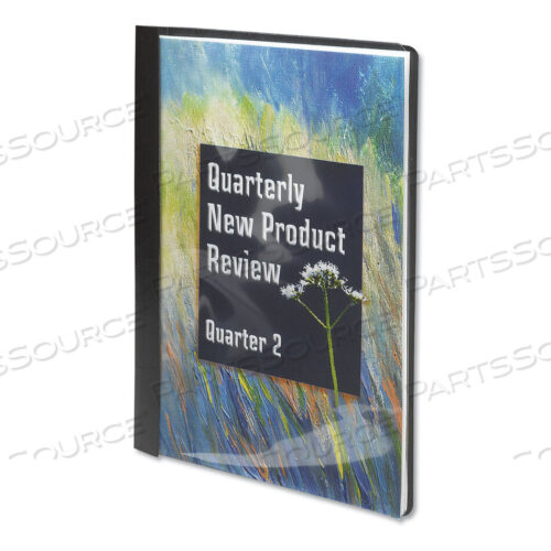 OEM#: 87453POLY REPORT COVER, ДВУХЗУБЧАТЫЙ ЗАСТЕЖОК, ЕМКОСТЬ 0,5, 8,5 X 11, ПРОЗРАЧНЫЙ/ЧЕРНЫЙ, 25/КОРОБКА от Smead