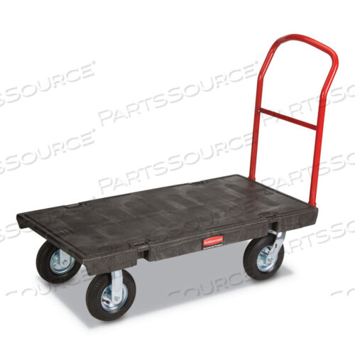 OEM#: FG443610BLAHEAVY-DUTY PLATFORM TRUCK CART, ГРУЗОПОДЪЕМНОСТЬ 1200 ФУНТОВ, ПЛАТФОРМА 24 X 48, ЧЕРНАЯ от Rubbermaid Medical Division
