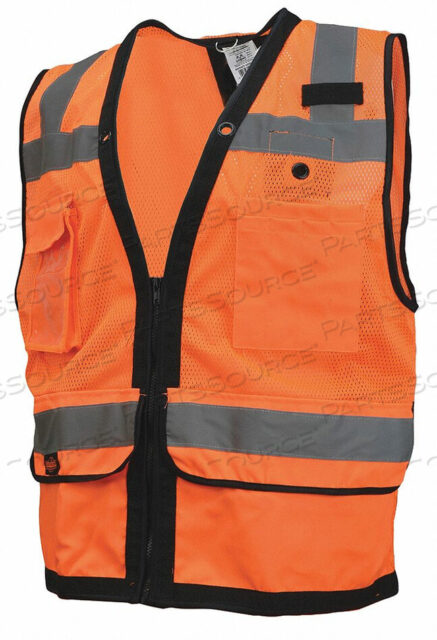 OEM#: SV59ZT-2ZOD-3XSAFETY TETHER VEST HEAVY DUTY ORANGE 3X by Radians