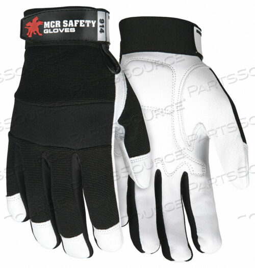 OEM#: 914XXLMECHANICS GLOVE 2XL FULL FINGER PR от MCR Safety