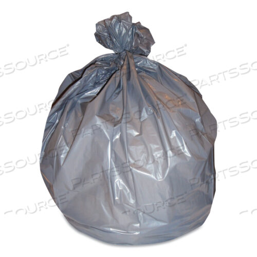 ЛИНЕЙНЫЕ НИЗКОПЛОТНЫЕ ВКЛАДЫШИ ДЛЯ БАНОК, 56 ГАЛЛОНОВ, 1 МИЛ, 45 X 55, СЕРЫЕ, 100/КОРОБКА