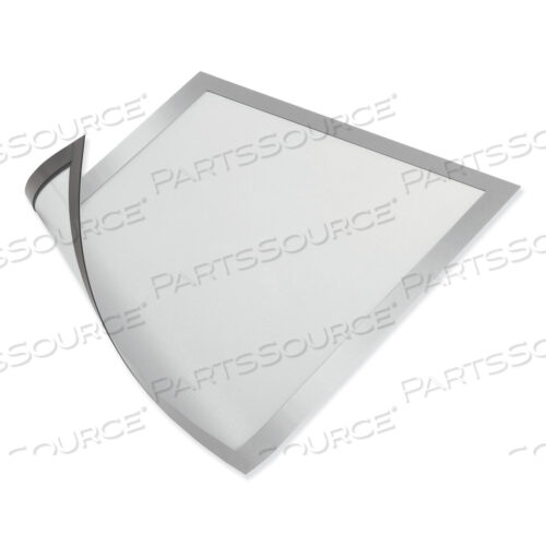 ДЕРЖАТЕЛЬ ЗНАКА МАГНИТНЫЙ DURAFRAME, 5,5 X 8,5, СЕРЕБРЯНАЯ РАМКА, 2 ШТ./УПАКОВКА